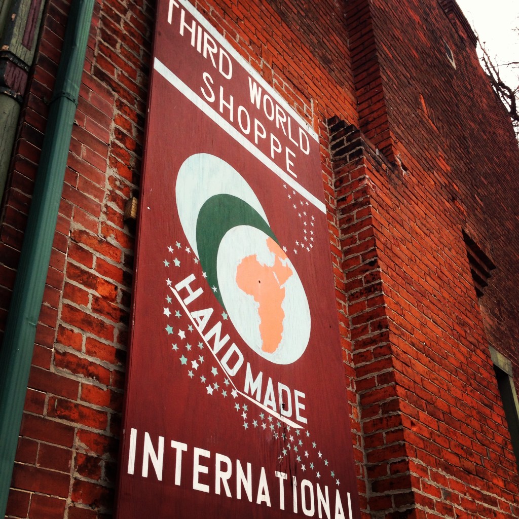 Impact 52 volunteers at the Third World Shoppe