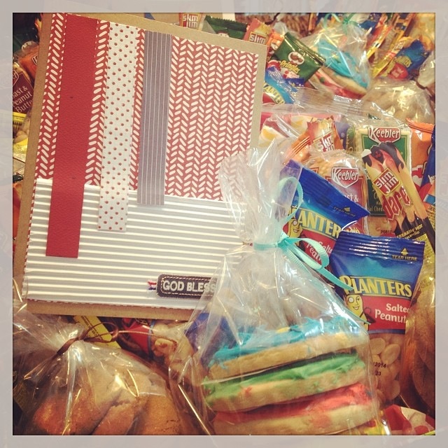 Impact 52 delivers goodie bags to heroes