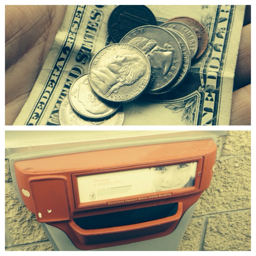 Impact 52 donates change at McDonalds