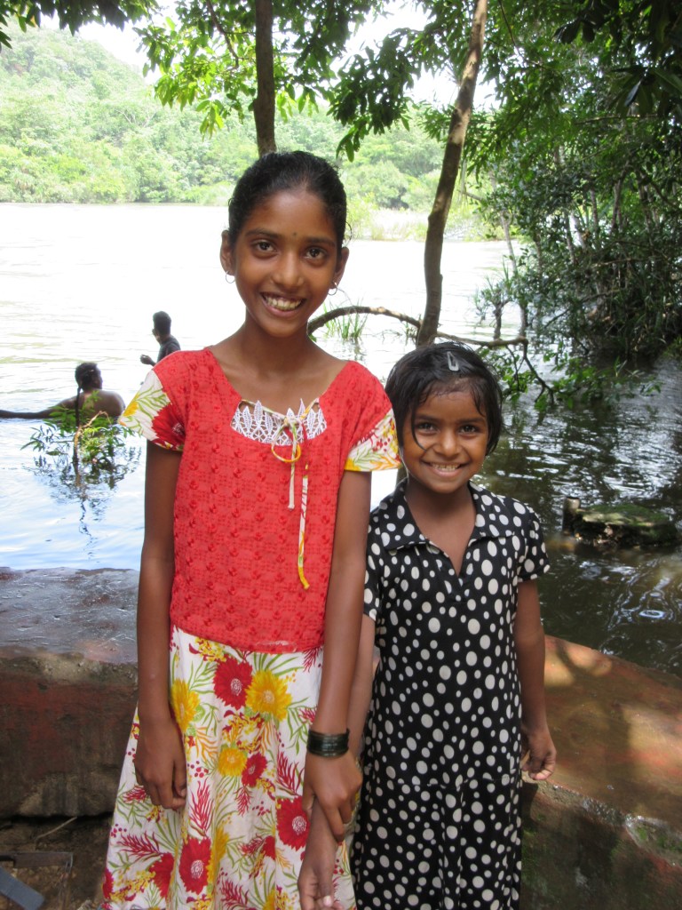 Sujatha and another beautiful girl in India